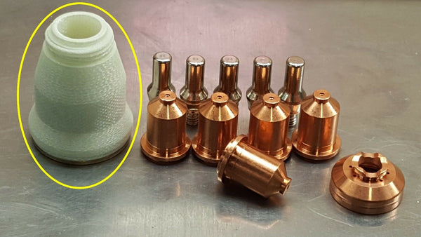 thumbnail image 2 of 2 X PlasmaDyn 60485 Shielded Cap For PT60 PT40 IPT-60 AHP Alphacut Plasma Torches 2 of 4