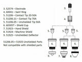 X45 Plasma Torch Consumables Razorcut Razorweld Everlast Longevity Herocut Lotos