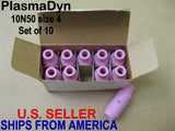 TIG Welding Gas Lens Cup *10N50 #4 *Set of 10 *SHIPS FROM America *U.S. Seller