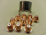10 x Eastwood� Versa Cut Pipe Nozzles + 1 x Standoff Fits 40A & 60A *US SHIP*