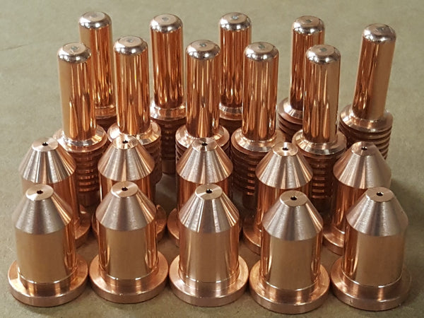20pc 120574 + 120606 40A Extended Electrode/Nozzle 020547 Fits Powerma ...