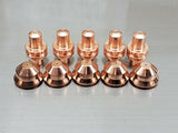 10pc 020220 Electrodes + 020219 020299 Nozzles Fits Hypertherm� PAC 110 MAX 20