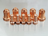 10 x 40A - PT80 Nozzles + Plasma Torch Electrodes 51311.10 IPT-80 iPT80 *US SHIP