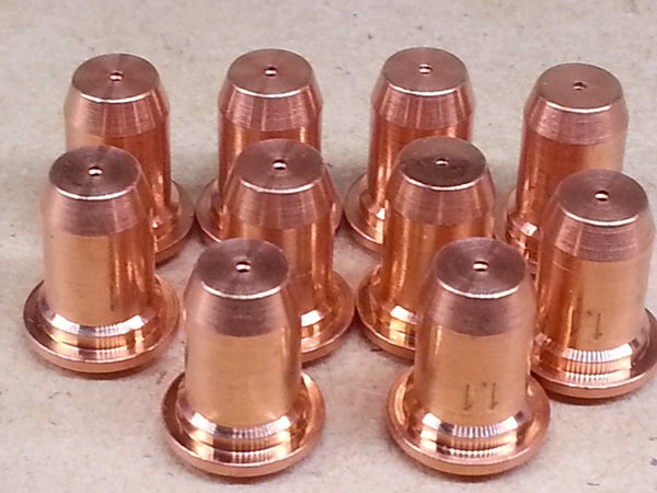 10 Pezzi Ugelli Plasma Estesi 30A + Elettrodi Per Torcia PT60/PT40 IPT60 - Techmo (Made In Italy)