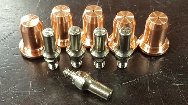 20-Piece Plasma Cutting Torch Nozzle & Electrode Kit - Fits PT-40, PT-60, IPT-60 Consumables 8 thumbnail image