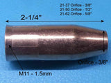 21-37 21-50 21-62 MIG Nozzle Fits Lincoln Magnum 100L TWECO Mini Diffuser 51